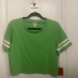 Medium green crop top. Brand new with tag. Mossimo Supply Co